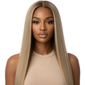 Khloe 24" Straight Blond Front Lace Wig-Human Blend