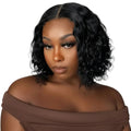 Ivy 10" Brazilian Deep Wave Curly Glueless Bob Wig
